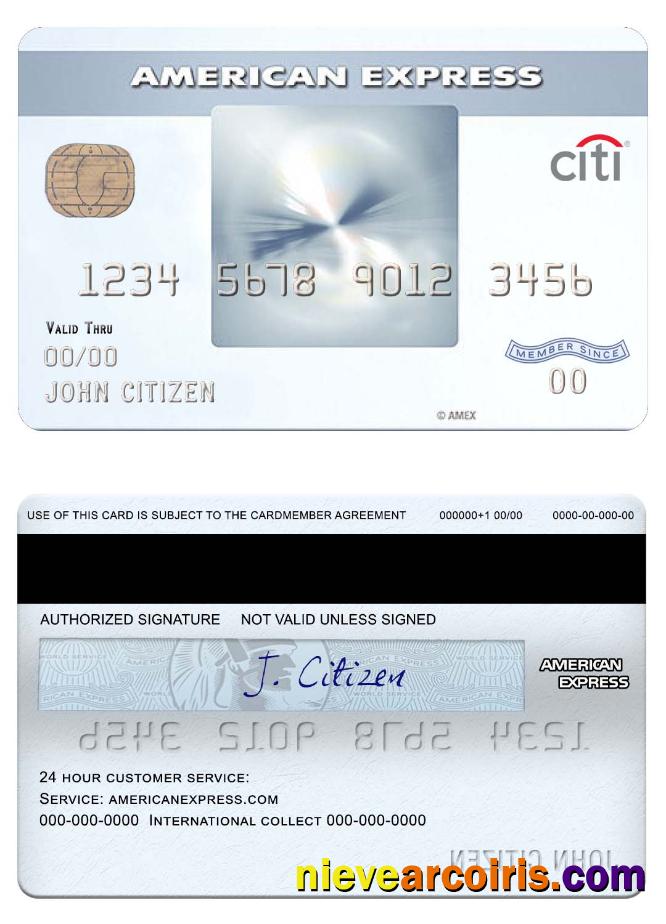 USA CITIbank amex everyday credit card